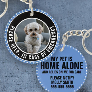 Porte-clefs Aide demandée Alerte de sécurité ICE Texte personn