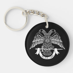 Porte-clefs Aigle à deux têtes comme symbole maçonnique