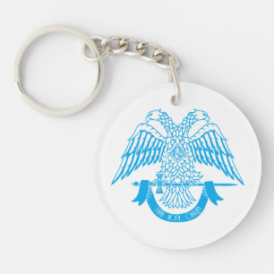Porte-clefs Aigle à deux têtes comme symbole maçonnique