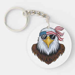 Porte-clefs Aigle Patriotique Des États-Unis