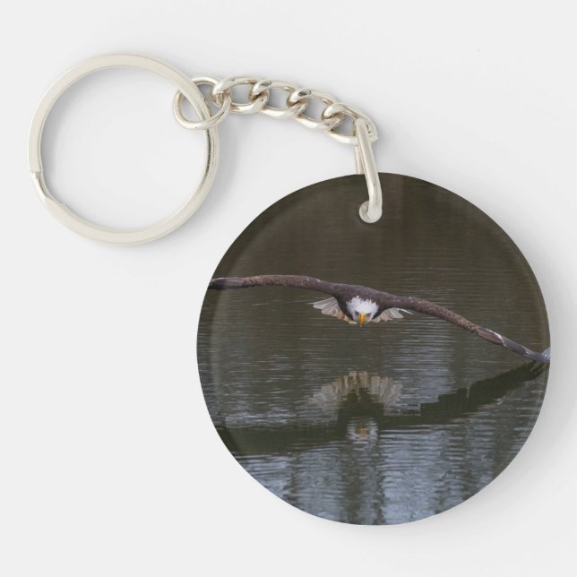 Porte-clefs Aigle royal en vol (Devant)