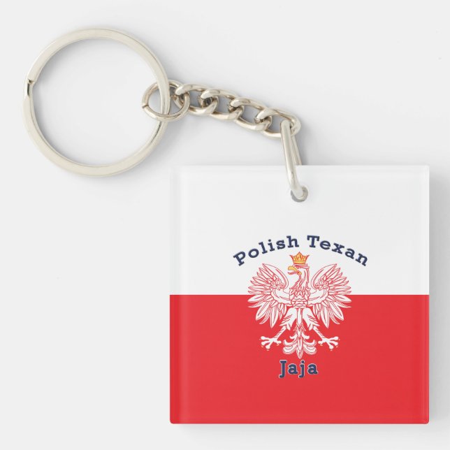 Porte-clefs Aigle texan polonais Jaja (Devant)