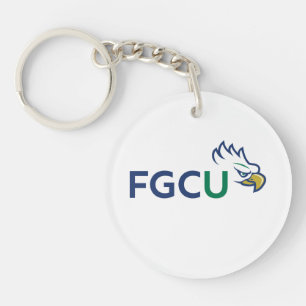 Porte-clefs Aigles de l'Université de la côte du golfe de Flor