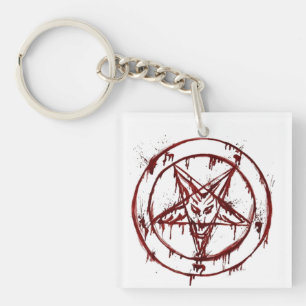 Porte-clefs Aiguille de Baphomet à tête de chèvre