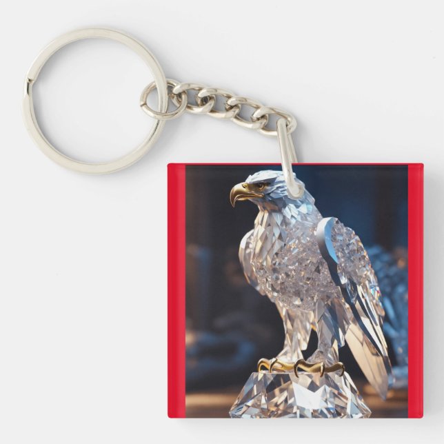 Porte-clefs "Ailes de la liberté : Porte - clé Eagle Edition" (Devant)