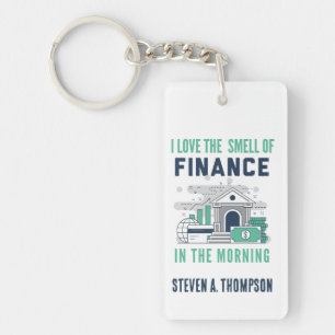 Porte-clefs Aimant de finance drôle personnalisé