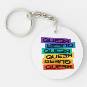 Porte-clefs Aimant de voiture. Fierté LGBT+. Queer.