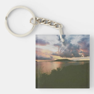 Porte-clefs Aimant photo flexible île tropicale des Fidji