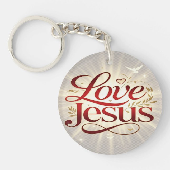 Porte-clefs Aime Jésus (Devant)