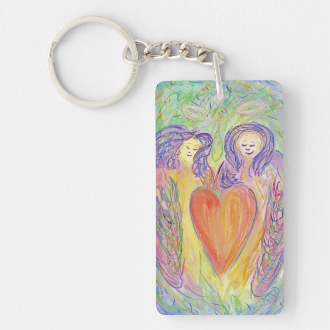 Porte-clefs Aimer Kindness Guardian Angel Custom Art Porte - c (Devant)