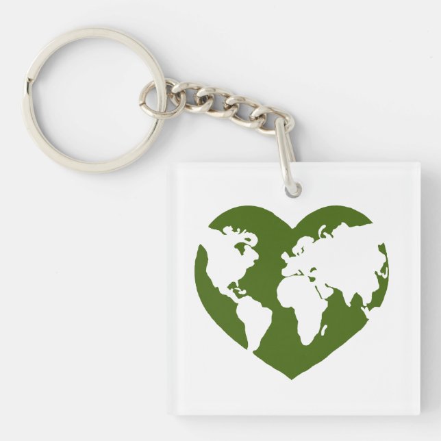 Porte-clefs Aimer la Terre (Devant)