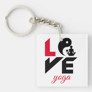 Porte-clefs Aimer le yoga