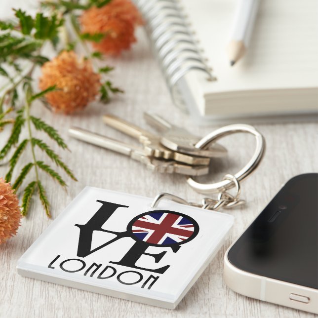 Porte-clefs AIMER Londres (Devant Droit)