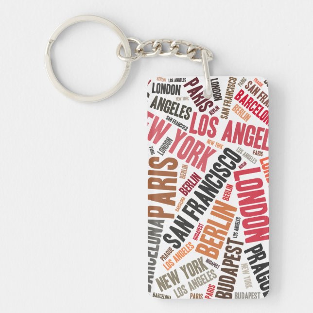 Porte-clefs Aimer voyager (Devant)