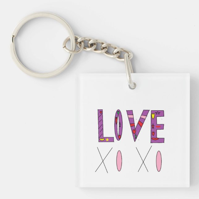 Porte-clefs Aimer XO XO (Devant)
