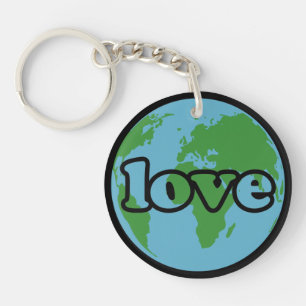 Porte-clefs Aimez la Terre