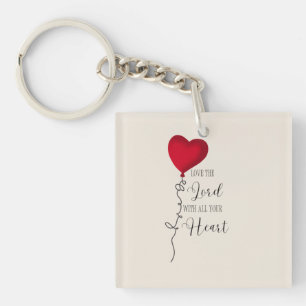 Porte-clefs Aimez le ballon Lord & Heart