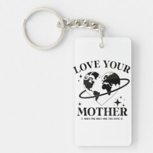 Porte-clefs 🌍💚 Aimez Votre Mère 🌿