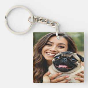 Porte-clefs Ajouter Carlin Photo Personnaliser la Personnalise