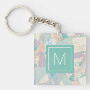 Porte-clefs Ajouter votre initiale   White Rock Pastel