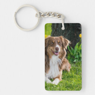 Porte-clefs Ajouter votre propre photo personnalisée double fa