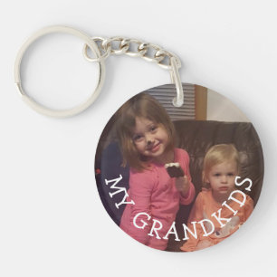 Porte-clefs Ajoutez votre image de Grandkids à ce porte - clé