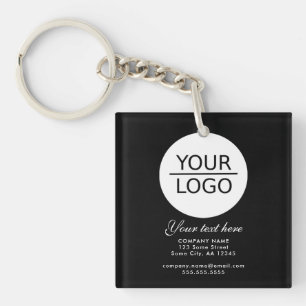 Porte-clefs Ajoutez votre logo avec promotion de texte personn