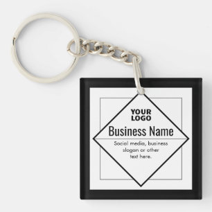 Porte-clefs Ajoutez votre modèle personnalisable de logo