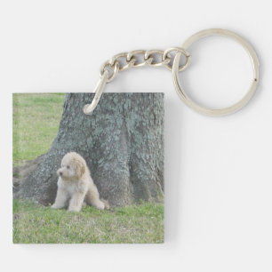 Porte-clefs Ajoutez votre photo personnelle au motif de mosaïq