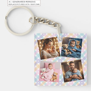 Porte-clefs Ajoutez votre propre photo de famille