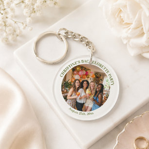 Porte-clefs Ajoutez Votre Propre Photo Élégant Cadeau de Fête