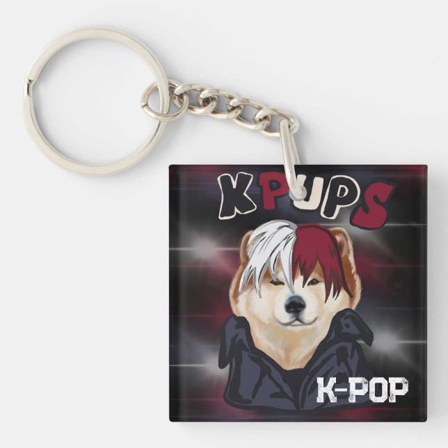 PORTE-CLEFS AKITA (Devant)