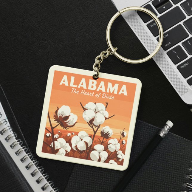 Porte-clefs Alabama vintage (Créateur téléchargé)