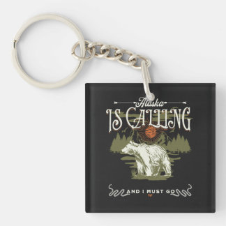 Porte-clefs Alaska appelle et je dois aller Porte - clé design