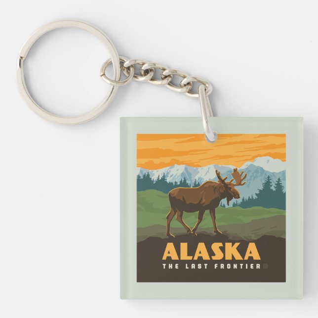 Porte-clefs Alaska | Oie frontière (Devant)