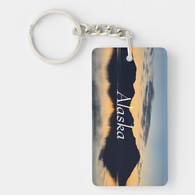 Porte-clefs Alaska - Terre du Soleil de Minuit (Devant)