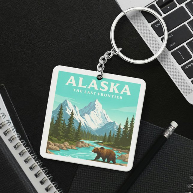 Porte-clefs Alaska vintage (Créateur téléchargé)
