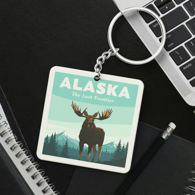Porte-clefs Alaska vintage (Créateur téléchargé)