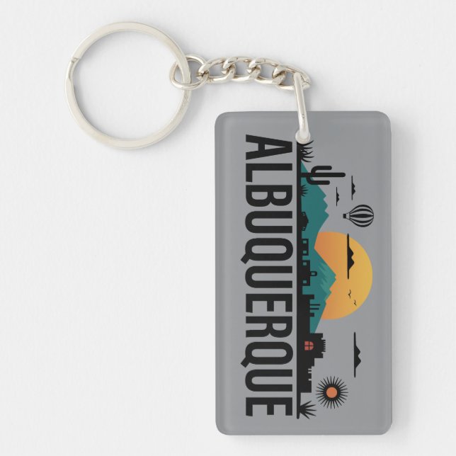 Porte-clefs Albuquerque Nouveau-Mexique (Devant)