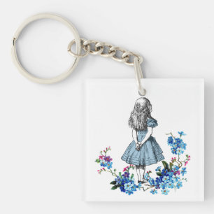 Porte-clefs Alice au pays des merveilles Porte - clé floral p