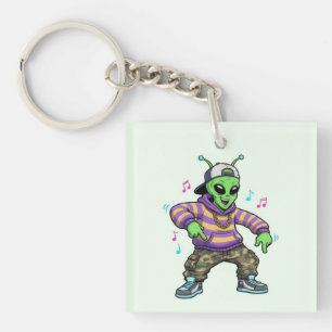Porte-clefs Alien Hip hop