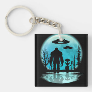 Porte-clefs Alien UFO Bigfoot