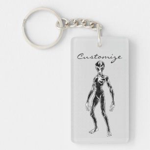 Porte-clefs Alien UFO Thunder_Cove