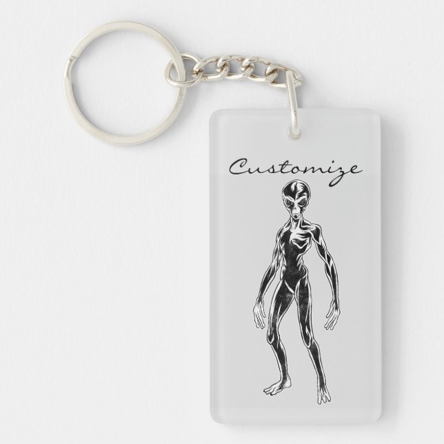 Porte-clefs Alien UFO Thunder_Cove (Devant)