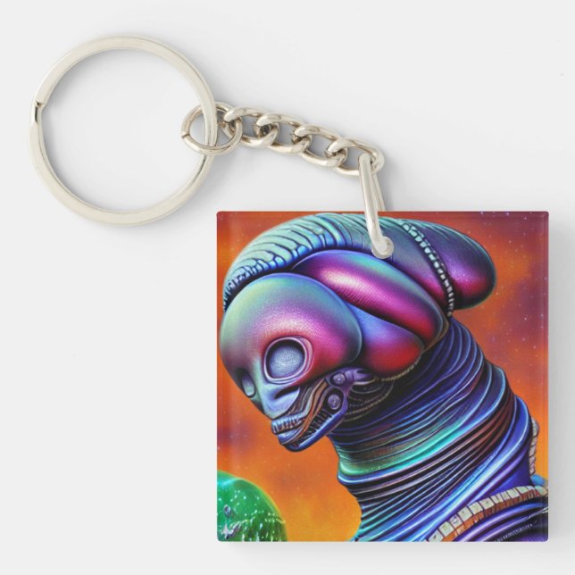 Porte-clefs Alien venez pour vous (Devant)