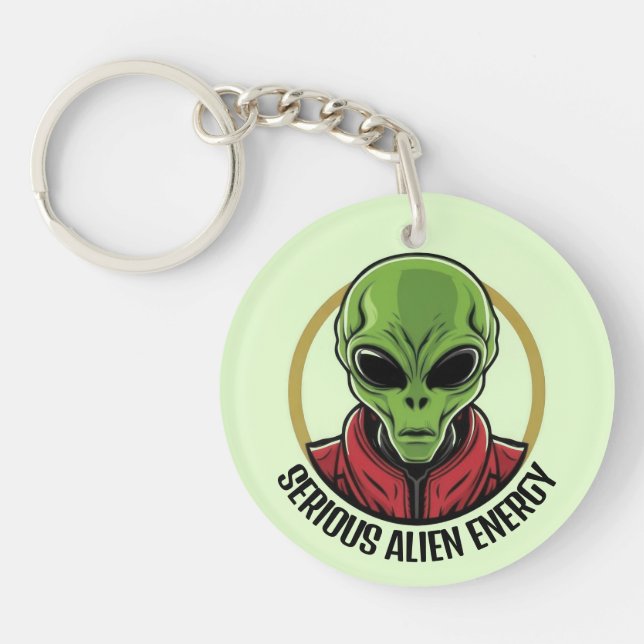 Porte-clefs Alien Vert (Devant)