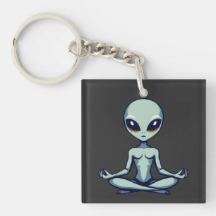 Porte-clefs Alien zen