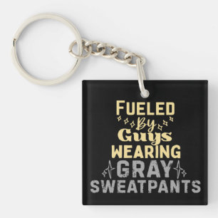 Porte-clefs Alimenté par des gars portant des sweatpants gris