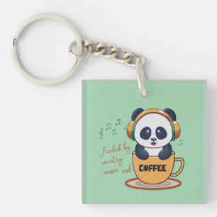 Porte-clefs alimenté par le café et la musique country