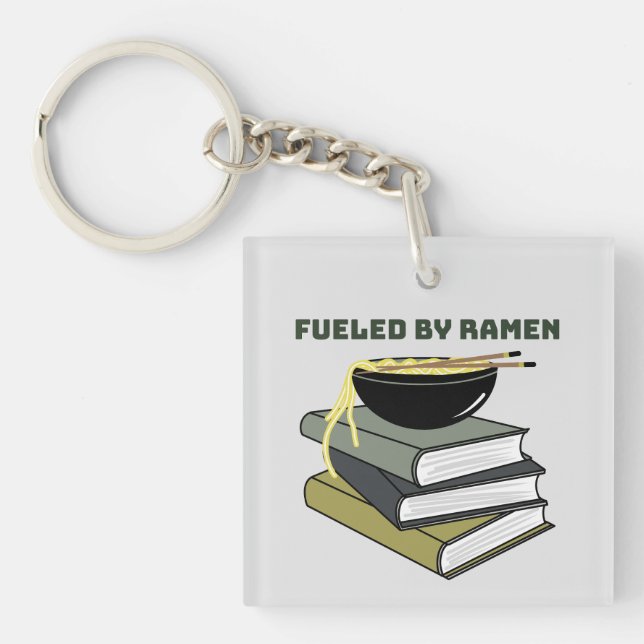 Porte-clefs Alimenté par Ramen (Devant)